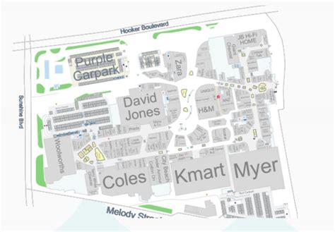 pacific fair shopping centre map